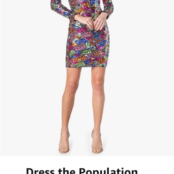 Dress the Population Mini Dress - Picture 2 of 2